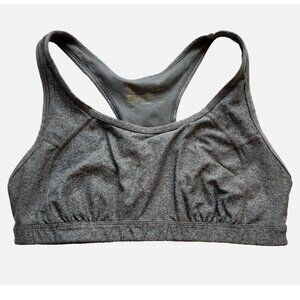 Womens Size Large Gray XERSION Athletic Running Yoga Compression Sports Bra Grey